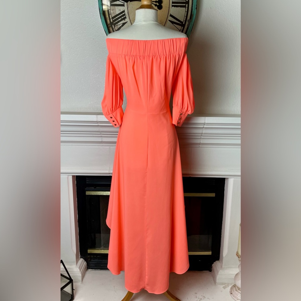 Nylon Apparel High-Low Button Down Dress